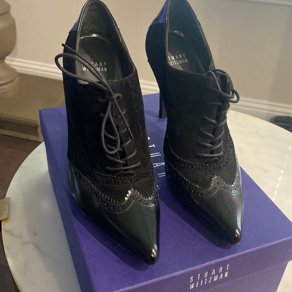 Stuart Weitzman suede heels